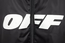 画像をギャラリービューアに読み込む, OFF-WHITE オフホワイト アウター ジャケット ロゴ ルーマニア製 OMEB009 ポリアミド ブラック ホワイト サイズXS 美品 中古 51031