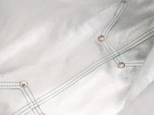 画像をギャラリービューアに読み込む, Tiffany ティファニー ハンドバッグ レザー×スエード シルバー×グリーン リバーシブル ポーチ付き 美品 中古 46495