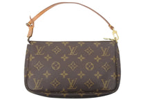 画像をギャラリービューアに読み込む, LouisVuitton ルイヴィトン アクセソワール ハンドバッグ アクセサリーポーチ M51980 AR1000 PVC ブラウン 美品 中古 47565