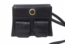 画像をギャラリービューアに読み込む, VERSACE ヴェルサーチ ハンドバッグ ショルダーバッグ ブラック ショルダーストラップ 保存袋付き 良品 中古 47884
