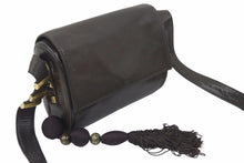 画像をギャラリービューアに読み込む, GIANNI VERSACE ジャンニヴェルサーチ ショルダーバッグ 肩掛けバッグ ヴィンテージ レザー ブラウン ゴールド金具 良品 中古 47889