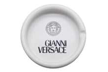 画像をギャラリービューアに読み込む, GIANNI VERSACE ヴェルサーチ アッシュトレイ 灰皿 限定 非売品 メデューサロゴ ホワイト ブラック 美品 中古 47960
