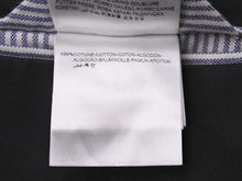 画像をギャラリービューアに読み込む, MONCLER モンクレール アウター ロングコート ネイビー ガムブルー IMPERMEABILE サイズ2 秋冬 メンズ 総柄 自転車 美品 中古 48167