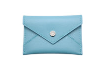 画像をギャラリービューアに読み込む, 極美品 TIFFANY&amp;Co. ティファニー カードケース ティファニーブルー 名刺入れ 小物 シルバー金具 ロゴ レザー 中古 48391