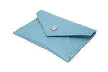 画像をギャラリービューアに読み込む, 極美品 TIFFANY&amp;Co. ティファニー カードケース ティファニーブルー 名刺入れ 小物 シルバー金具 ロゴ レザー 中古 48391