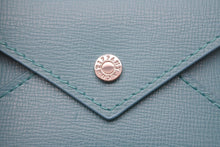 画像をギャラリービューアに読み込む, 極美品 TIFFANY&amp;Co. ティファニー カードケース ティファニーブルー 名刺入れ 小物 シルバー金具 ロゴ レザー 中古 48391