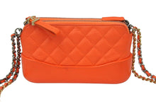 画像をギャラリービューアに読み込む, CHANEL シャネル ショルダーバッグ マトラッセショルダーバック オレンジ CCマークファスナ 28841186 中古 48408