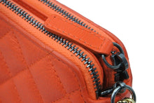 画像をギャラリービューアに読み込む, CHANEL シャネル ショルダーバッグ マトラッセショルダーバック オレンジ CCマークファスナ 28841186 中古 48408