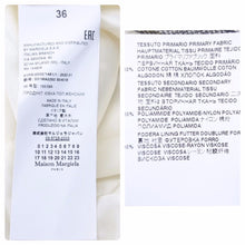 画像をギャラリービューアに読み込む, MARTIN MARGIELA マルタンマルジェラ パンツ 22AW S31MA0350 コットン ポリアミド ビスコース ホワイトブラック 36 美品 中古 48450