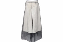 画像をギャラリービューアに読み込む, MARTIN MARGIELA マルタンマルジェラ パンツ 22AW S31MA0350 コットン ポリアミド ビスコース ホワイトブラック 36 美品 中古 48450