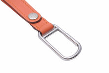 新品同様 HERMES エルメス ネックストラップ オレンジ キーリング □Q