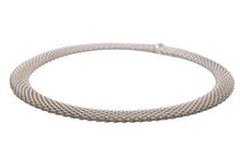 画像をギャラリービューアに読み込む, 希少 TIFFANY&amp;Co. ティファニー サマセット メッシュ ペンダント ネックレス チョーカー SV925 シルバー 87.5g 中古 48617