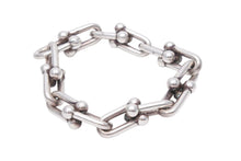 画像をギャラリービューアに読み込む, TIFFANY&amp;CO. ティファニー ハードウェア ラージ リンク ブレスレット アクセサリー U05935 シルバー925 64.1g 中古 48651