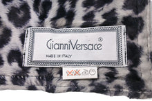 画像をギャラリービューアに読み込む, VERSACE ヴェルサーチ マフラー・ショール ベットスロー ヴェルサーチェ ショール レオパード柄 美品 中古 48862