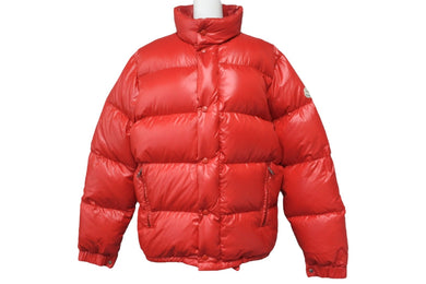 MONCLER モンクレール ヴィンテージ ダウンジャケット レッド サイズ1 良品 中古 48905