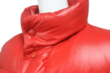 画像をギャラリービューアに読み込む, MONCLER モンクレール ヴィンテージ ダウンジャケット レッド サイズ1 良品 中古 48905