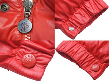 画像をギャラリービューアに読み込む, MONCLER モンクレール ヴィンテージ ダウンジャケット レッド サイズ1 良品 中古 48905