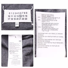 画像をギャラリービューアに読み込む, MARTIN MARGIELA マルタンマルジェラ ニットエルボーパッチ S50HA0588 コットン ウール グレー サイズL メンズ 美品 中古 48997