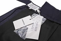 画像をギャラリービューアに読み込む, 極美品 MAISON MARGIELA メゾンマルジェラ 変形エプロン スカート S51MA0365 ネイビー ブラック サイズ38 中古 49133