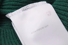 画像をギャラリービューアに読み込む, MONCLER モンクレール ニットキャップ グリーン ロゴ 帽子 ウール 緑 B20910023099 999C1 美品 中古 49436