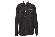 画像をギャラリービューアに読み込む, Givenchy ジバンシー ジャケット ウエスタンシャツ 15F 0930 471 ブラック シルバー金具 サイズS 美品 中古 49449