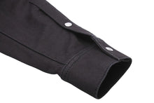 画像をギャラリービューアに読み込む, Givenchy ジバンシー ジャケット ウエスタンシャツ 15F 0930 471 ブラック シルバー金具 サイズS 美品 中古 49449