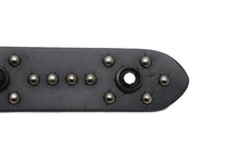 画像をギャラリービューアに読み込む, Givenchy ジバンシー ベルト バックル IGA014690 スタッズ イタリア製 レザー ブラック 美品 中古 49556