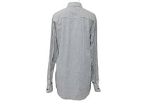 画像をギャラリービューアに読み込む, GIVENCHY ジバンシー ポケットジップ チェック柄 長袖シャツ 17J 6211 328 コットン ブラック ホワイト サイズ40 美品 中古 49598