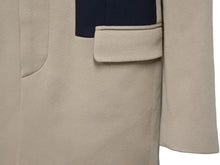 画像をギャラリービューアに読み込む, Givenchy ジバンシー ロングコート コットン ウール キュプラ ベージュ レッド サイズ50 メンズ 美品 中古 49661