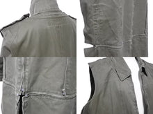 画像をギャラリービューアに読み込む, UNDERCOVER アンダーカバー 99SS レリーフ期 エクスチェンジ ジャケット 再構築 ジップ グレー 美品 C20 中古 50147v