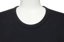 画像をギャラリービューアに読み込む, CHROME HEARTS クロムハーツ グンゼ 長袖Ｔシャツ ブラック コットン サイズL 無地 日本製 美品 中古 50241