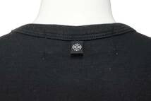 画像をギャラリービューアに読み込む, CHROME HEARTS クロムハーツ グンゼ 長袖Ｔシャツ ブラック コットン サイズL 無地 日本製 美品 中古 50241