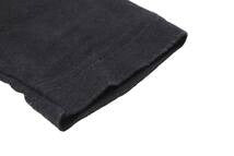 画像をギャラリービューアに読み込む, CHROME HEARTS クロムハーツ グンゼ 長袖Ｔシャツ ブラック コットン サイズL 無地 日本製 美品 中古 50241