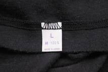 画像をギャラリービューアに読み込む, CHROME HEARTS クロムハーツ グンゼ 長袖Ｔシャツ ブラック コットン サイズL 無地 日本製 美品 中古 50241