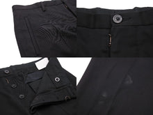 画像をギャラリービューアに読み込む, MARTIN MARGIELA マルタンマルジェラ 01SS セットアップ スーツ スリム 黒 ブラック ジャケット スラックス 46 美品 中古 50515