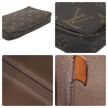 画像をギャラリービューアに読み込む, LouisVuitton ルイヴィトン ポシェットアクセソワ―ル ワンショルダーバッグ M51980 SD0080 PVC ブラウン ゴールド 美品 中古 50730