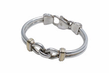 画像をギャラリービューアに読み込む, TIFFANY&amp;Co. ティファニー ヴィンテージ ブレスレット ループ ブレスレット コンビ シルバー925 美品 中古 50996