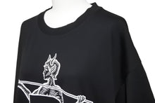 Load image into Gallery viewer, BURBERRY バーバリー Bロゴ プリント 半袖Ｔシャツ ブラック 黒 ホワイト 白 8039650 トップス XL 美品 中古 51158