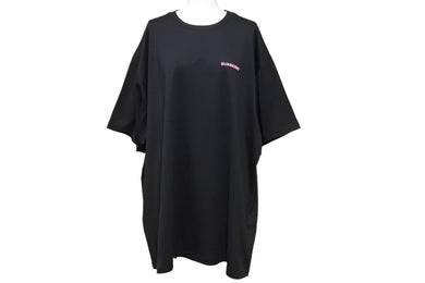 極美品 BURBERRY バーバリー オーク リーフ クレスト クルーネック 半袖Ｔシャツ 8071594 ブラック ピンク サイズXL 中古 51160