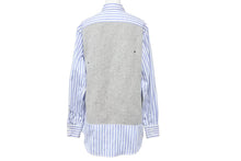 画像をギャラリービューアに読み込む, 新品同様 MAISON MARGIELA メゾン マルジェラ 長袖シャツ LONG-SLEEVED SHIRTS BLOUSES s51dl0382 コットン ウール 36 中古 51213