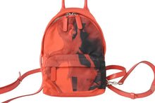 画像をギャラリービューアに読み込む, Givenchy ジバンシー バンビ バックパック リュックサック EXD0177 ナイロン レザー レッド ブラック シルバー金具 美品 中古 51388