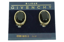 画像をギャラリービューアに読み込む, GIVENCHY ジバンシー イヤリング 両耳 アクセサリー ストーン GP 03816311 GP 9g ストーン ゴールド ブラック 美品 中古 51407