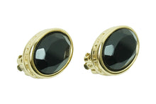 画像をギャラリービューアに読み込む, GIVENCHY ジバンシー イヤリング 両耳 アクセサリー ストーン GP 03816311 GP 9g ストーン ゴールド ブラック 美品 中古 51407