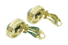 画像をギャラリービューアに読み込む, GIVENCHY ジバンシー イヤリング 両耳 アクセサリー ストーン GP 03816311 GP 9g ストーン ゴールド ブラック 美品 中古 51407