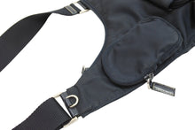 画像をギャラリービューアに読み込む, PRADA プラダ ロゴプレート ショルダーバッグ クロスボディバッグ BT0520 テスートナイロン ブラック 美品 中古 51846