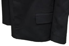 画像をギャラリービューアに読み込む, 極美品 Maison Margiela メゾンマルジェラ 21SS カットオフ ジャケット ブラック アウター 素材切替 S50BN0467 サイズ48 中古 51857