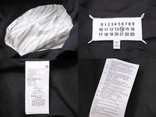 画像をギャラリービューアに読み込む, 極美品 Maison Margiela メゾンマルジェラ 21SS カットオフ ジャケット ブラック アウター 素材切替 S50BN0467 サイズ48 中古 51857