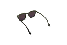 画像をギャラリービューアに読み込む, Moncler モンクレール ウェリントンシェイプサングラス 小物 ML0006 20C イタリア製 プラスチック カーキ 50□25 美品 中古 51870