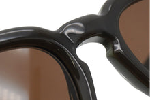 画像をギャラリービューアに読み込む, Moncler モンクレール ウェリントンシェイプサングラス 小物 ML0006 20C イタリア製 プラスチック カーキ 50□25 美品 中古 51870