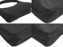 画像をギャラリービューアに読み込む, 極美品 PRADA プラダ ハンドバッグ MV515 ホーボー ミニバッグ 三角ロゴ金具 シルバー金具 中古 52088